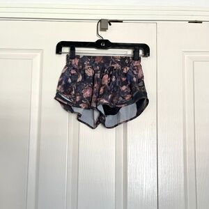 Lululemon Floral Hotty Hot (discontinued) Shorts